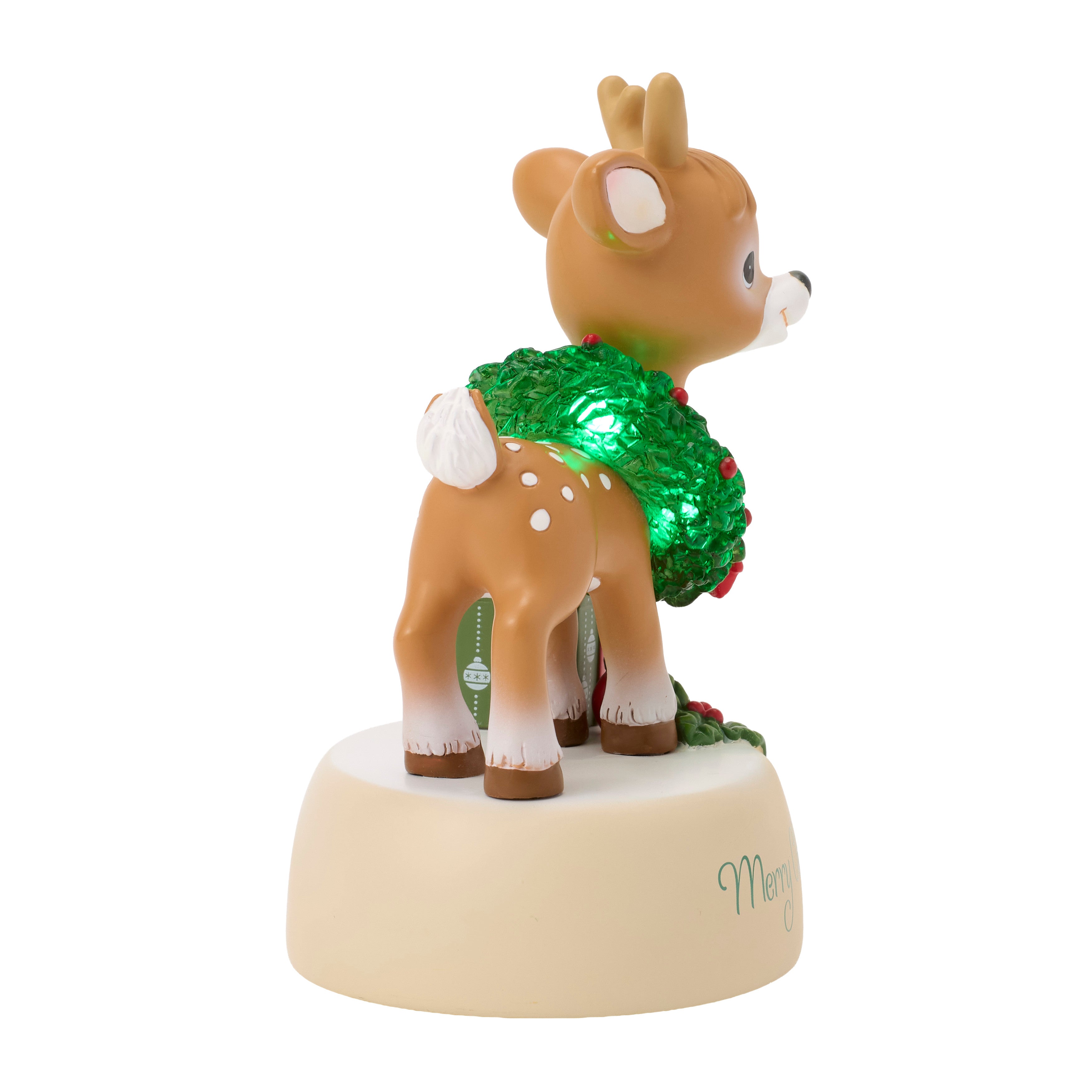 Merry Christmas, Deer LED Figurine
