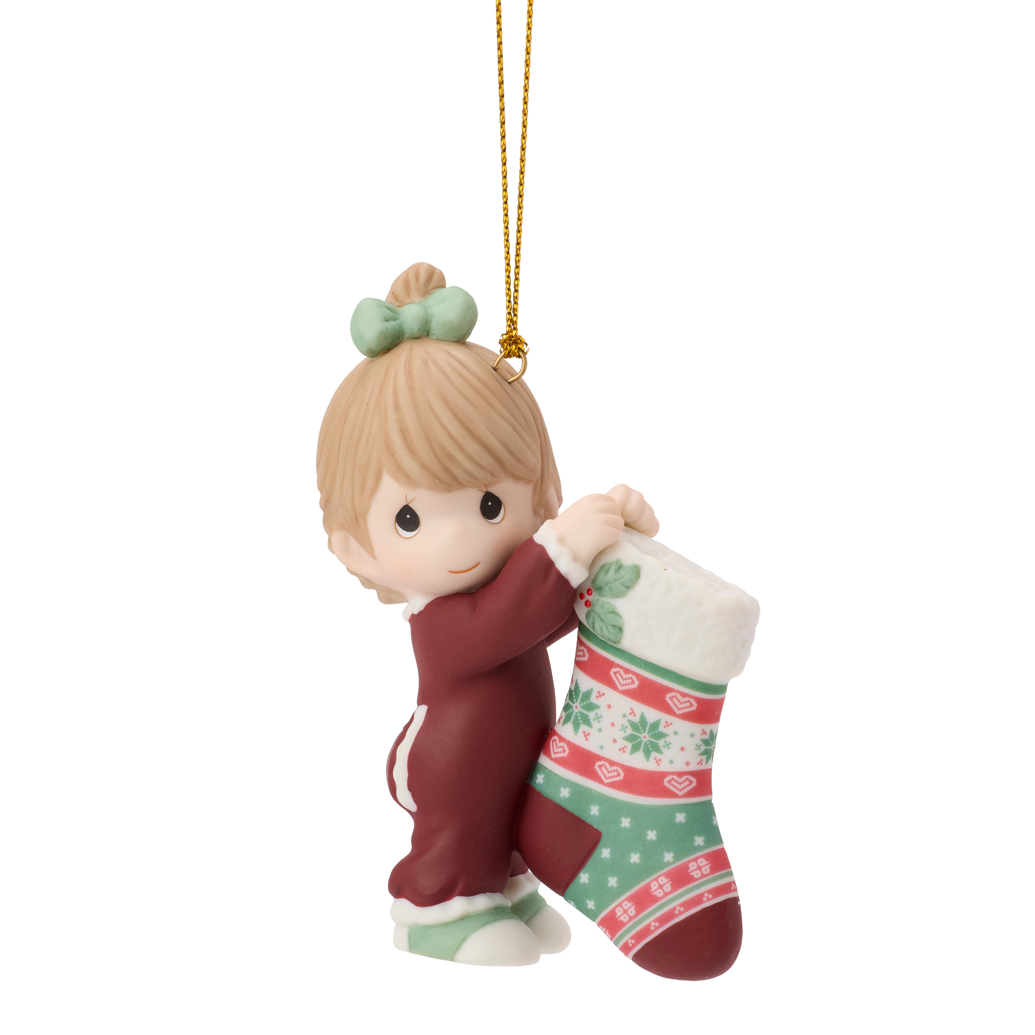 It's Beginning To Look A Lot Like Christmas Girl Ornament