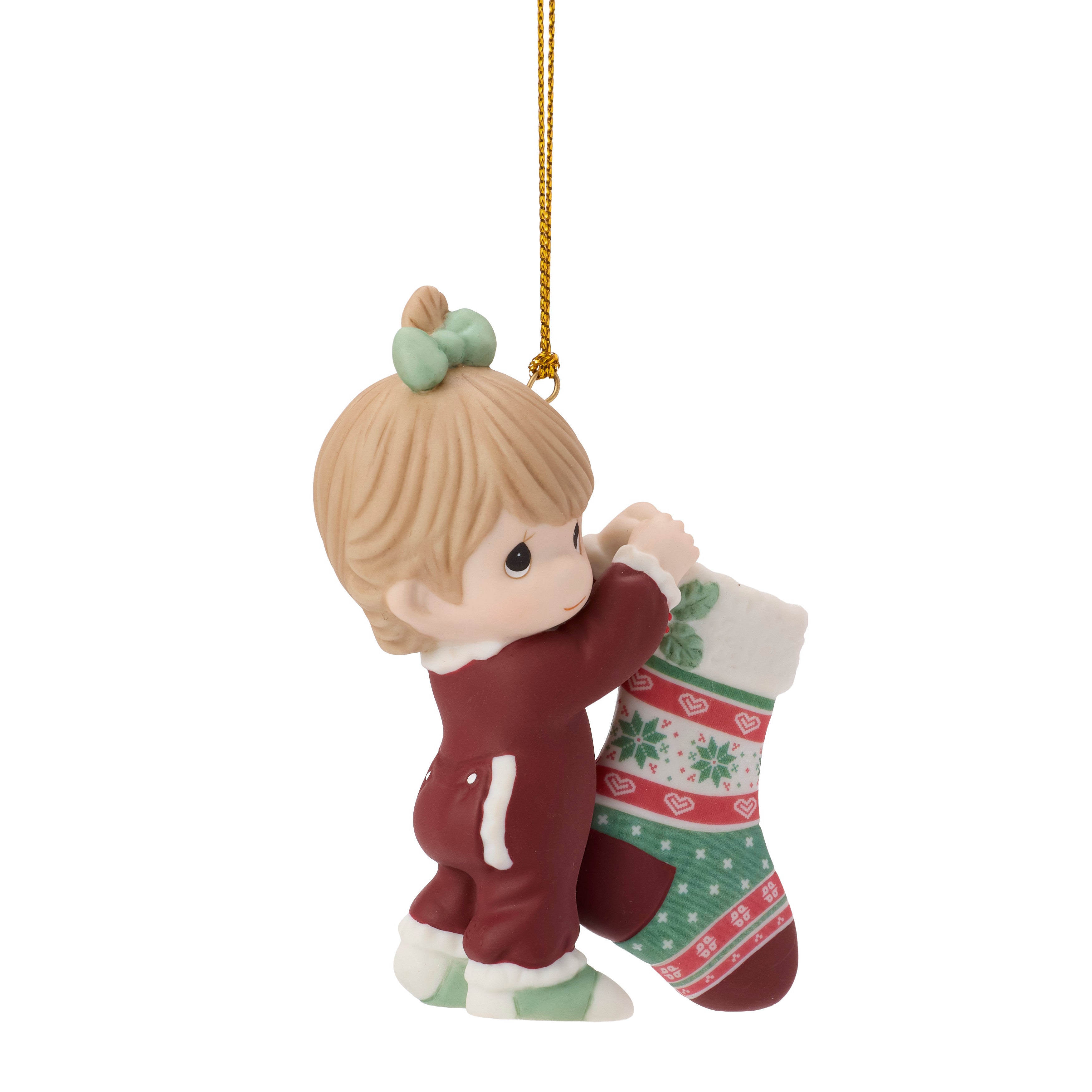 It's Beginning To Look A Lot Like Christmas Girl Ornament