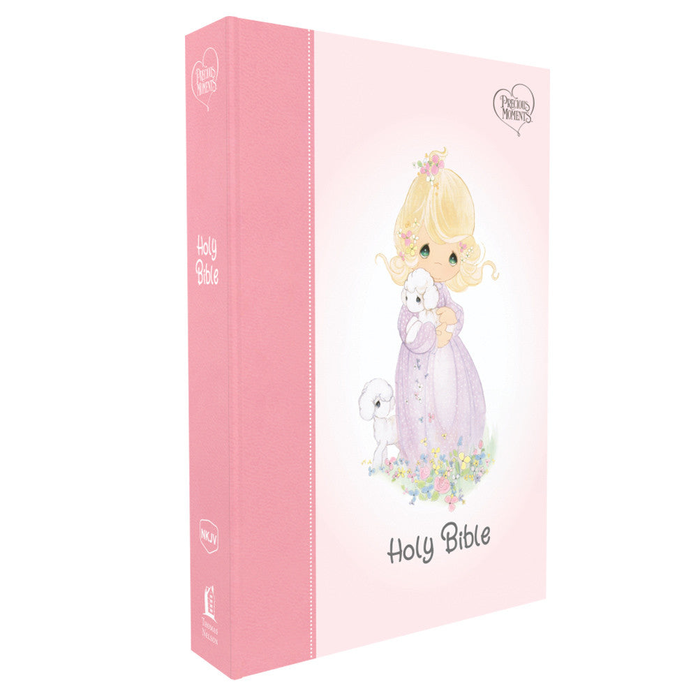 NKJV Small Hands Bible, Pink Hardcover - Image