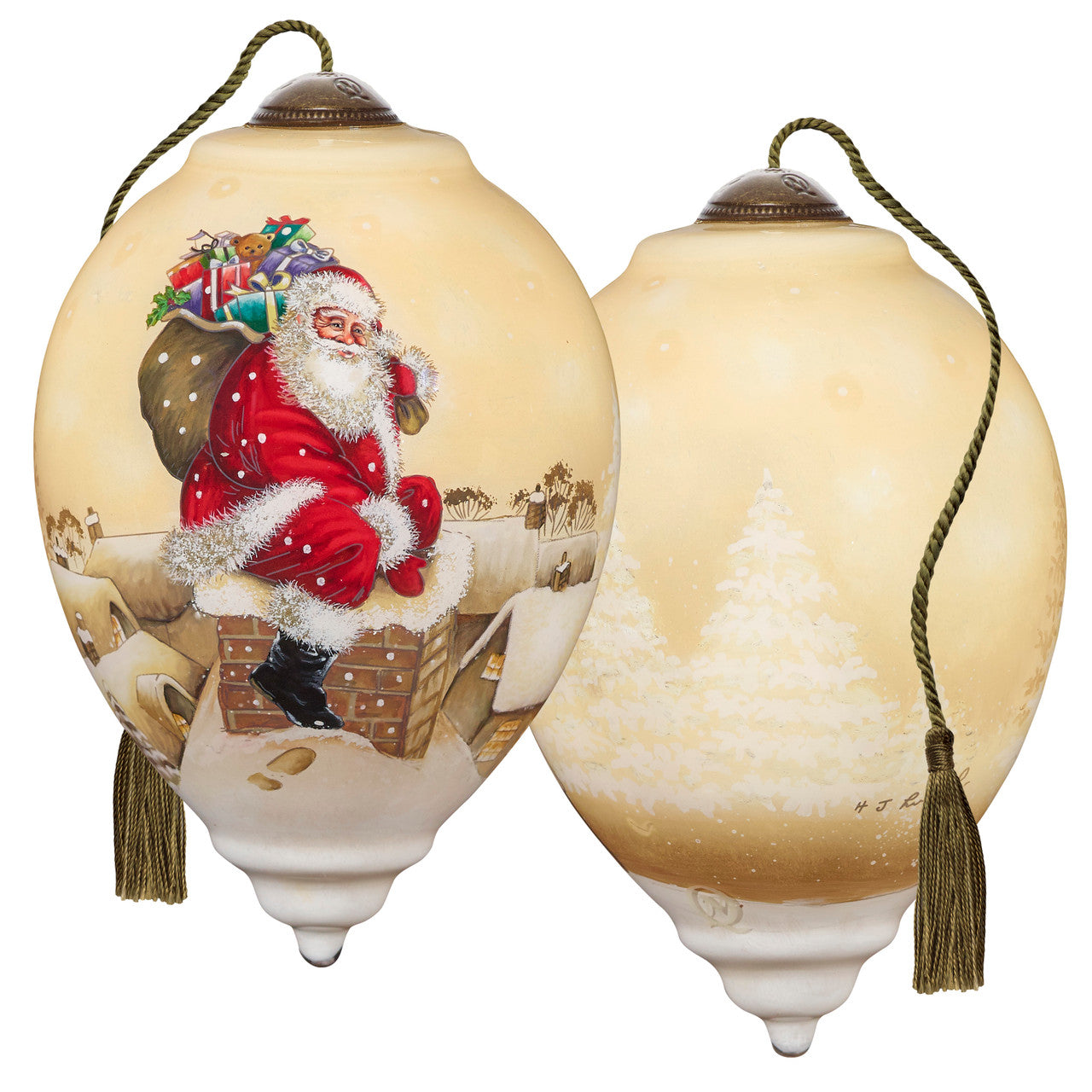 Down Through The Chimney Ornament - Image