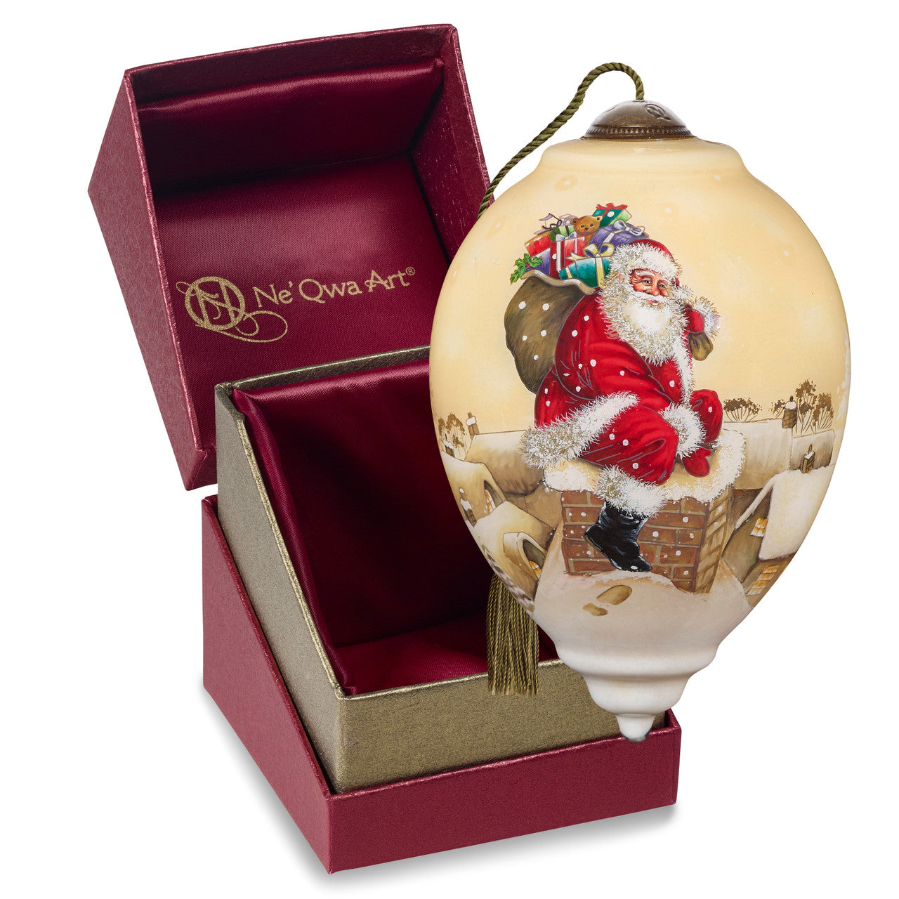 Down Through The Chimney Ornament - Image