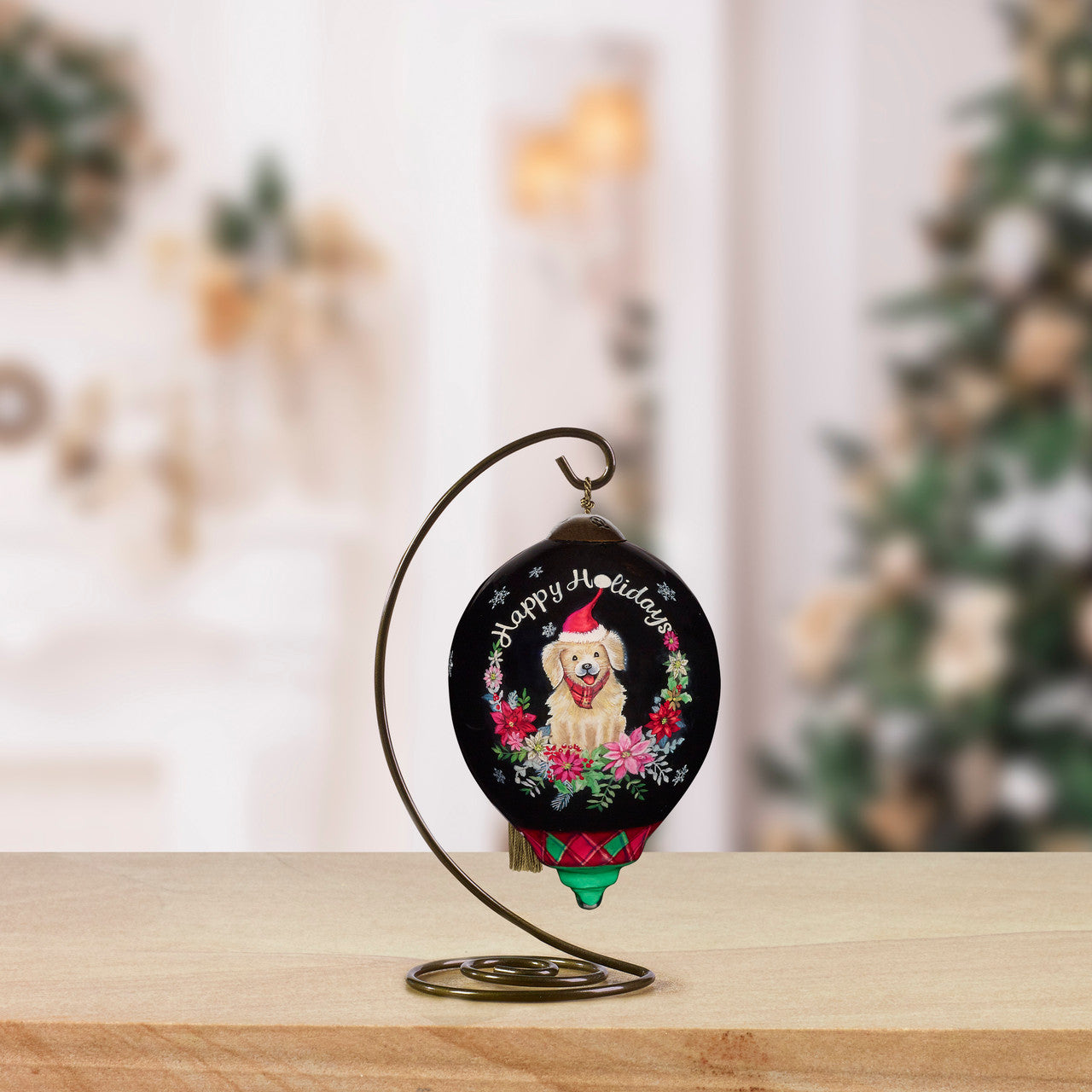 We Woof You A Merry Christmas Ornament - Image