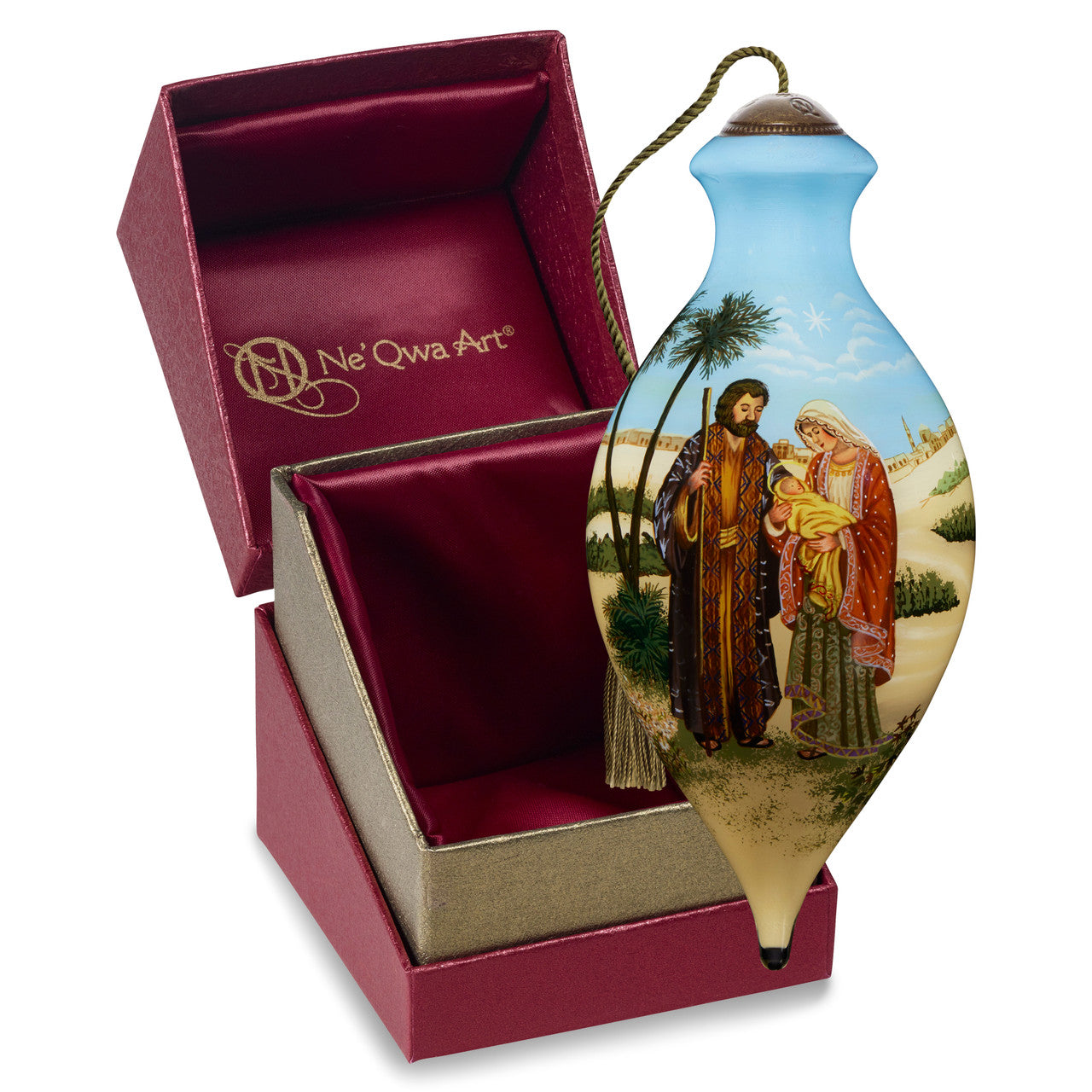 Glory To The Newborn King Ne'Qwa Ornament - Image
