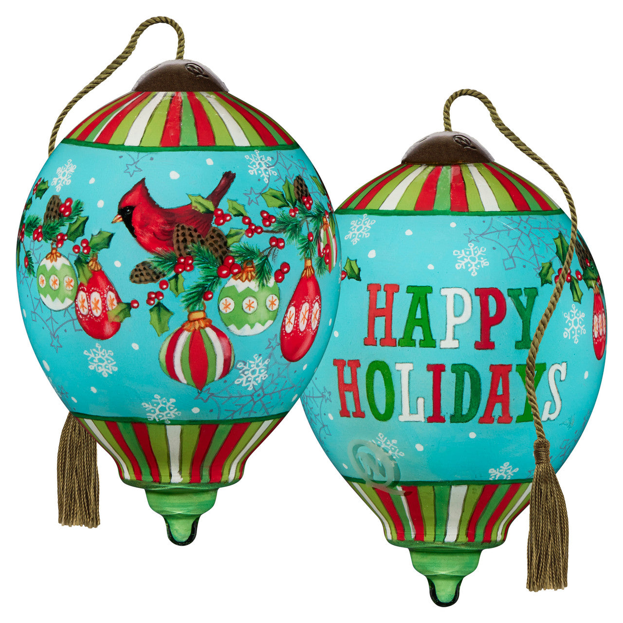 Happy Holidays Ne'Qwa Ornament - Image