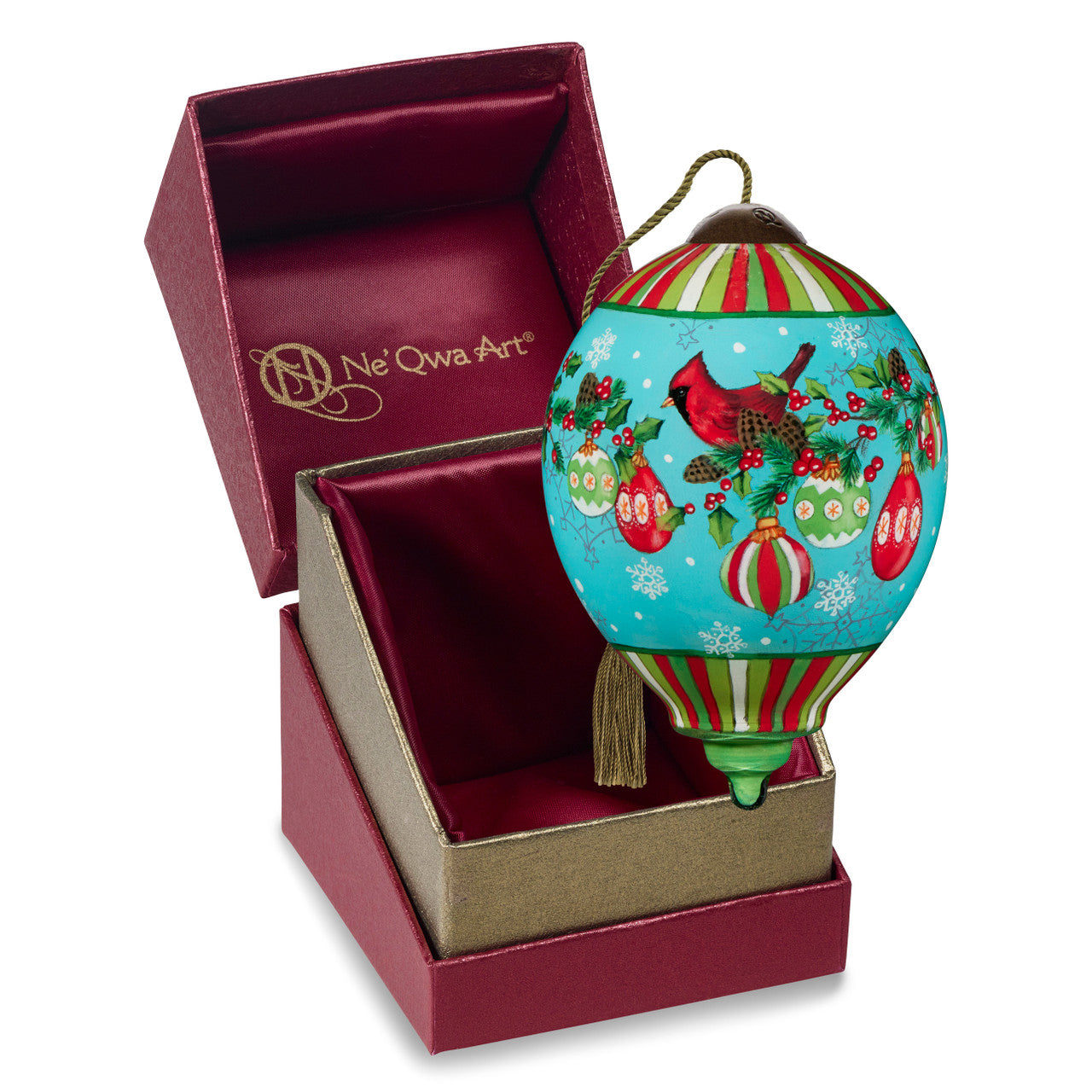 Happy Holidays Ne'Qwa Ornament - Image