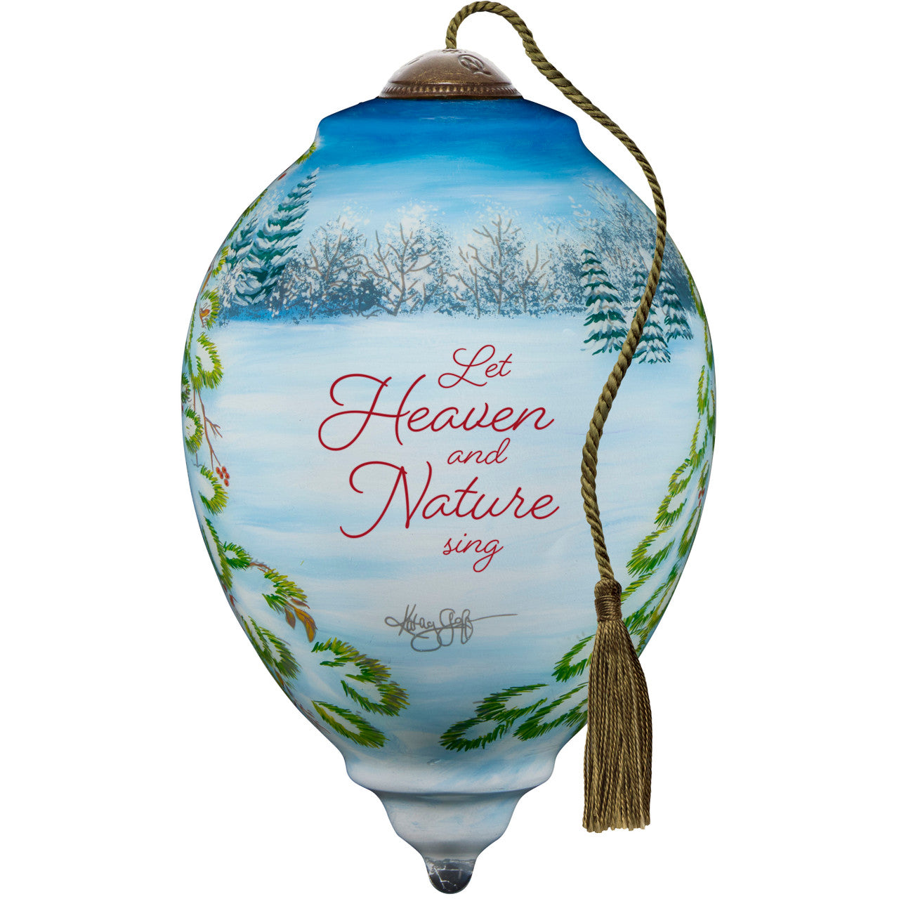 Let Heaven And Nature Sing Cardinal Ornament - Image