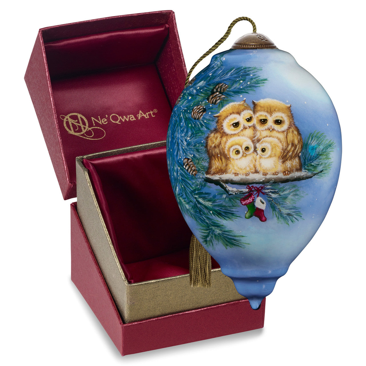 Cozy Family Christmas Ornament - Image