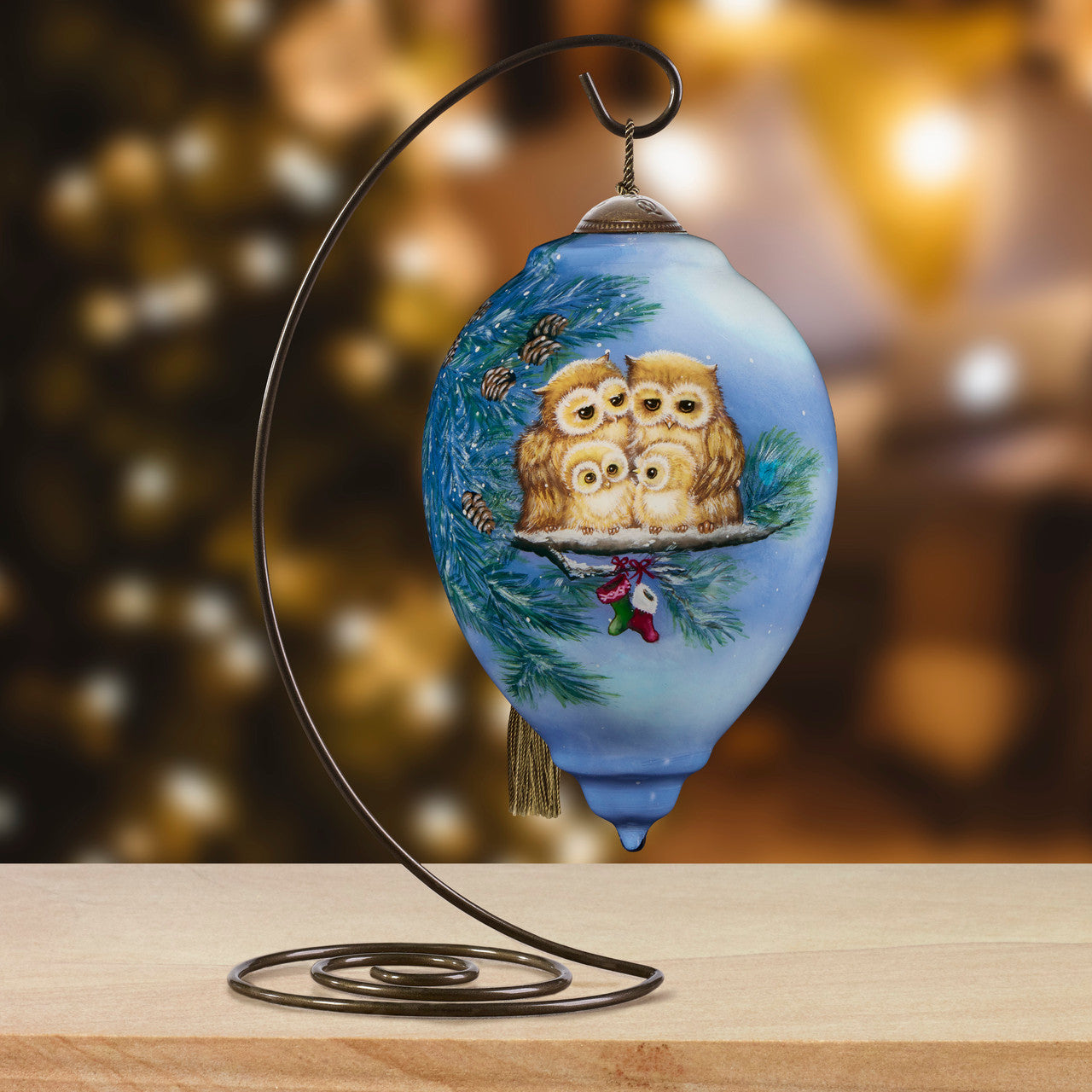 Cozy Family Christmas Ornament - Image