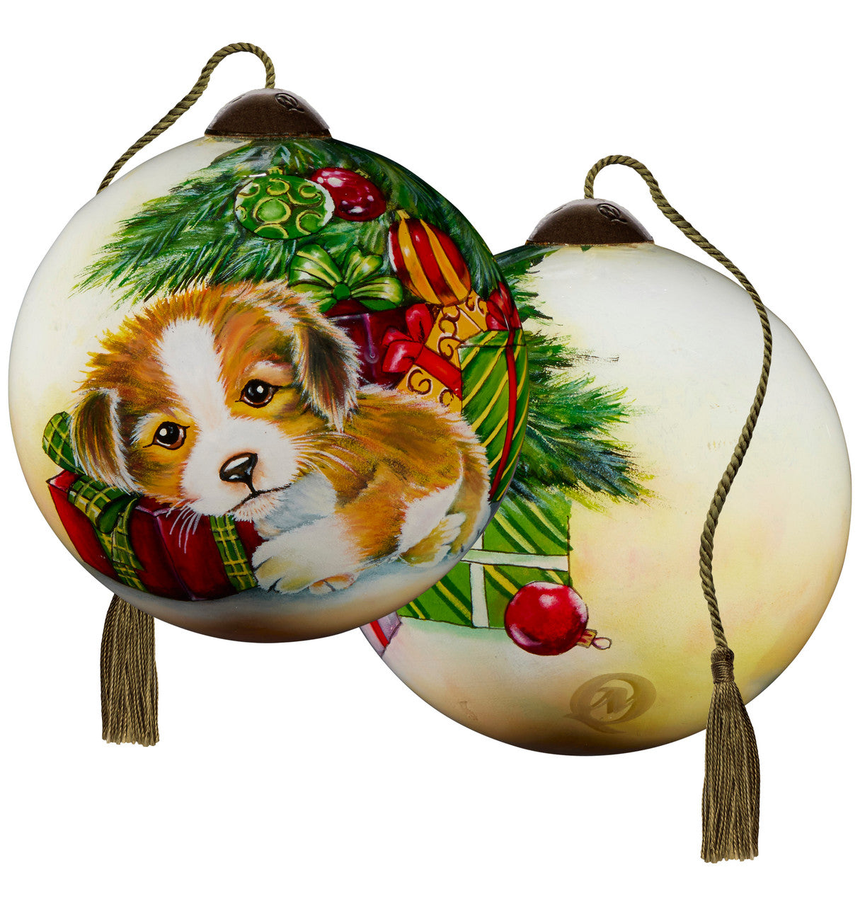 Santa Loves Me Ornament - Image