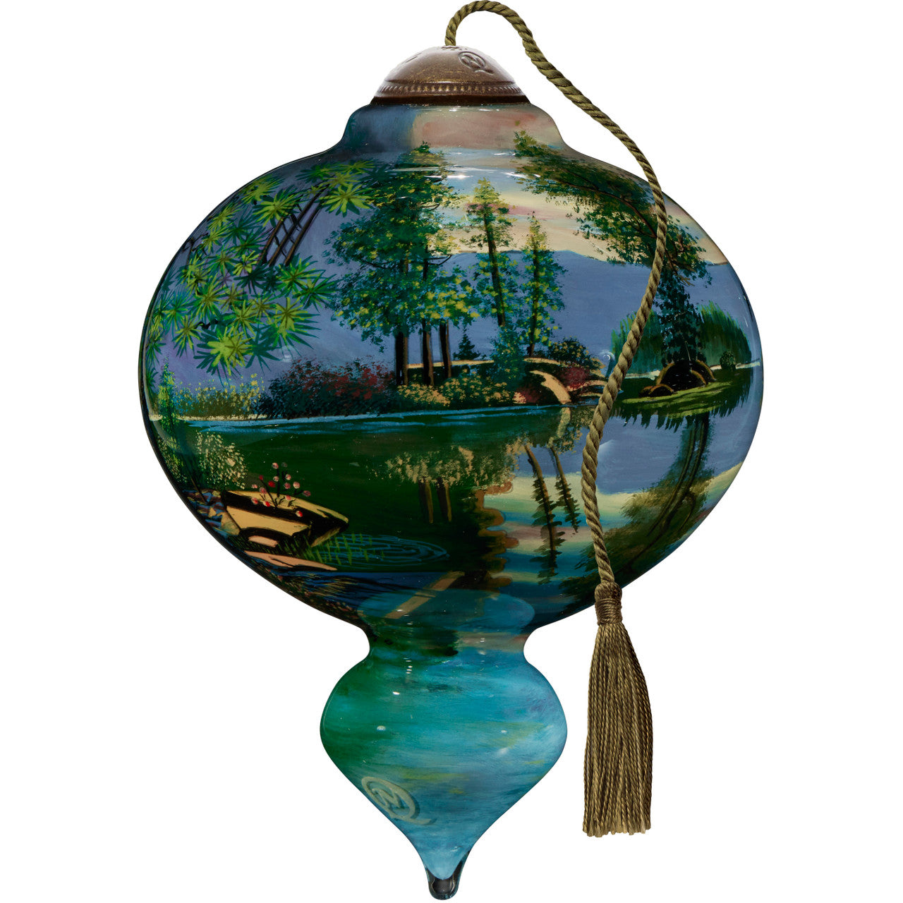 A Sunset Stroll Ornament - Image