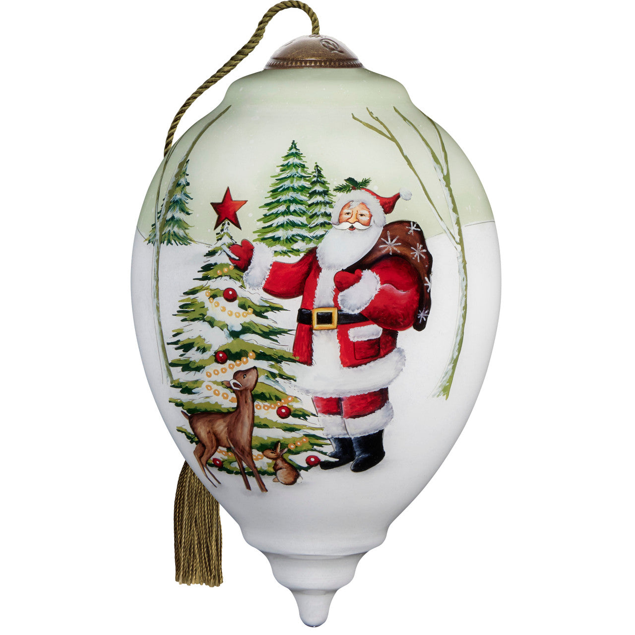 Bringing Good Cheer To All Ornament - Image