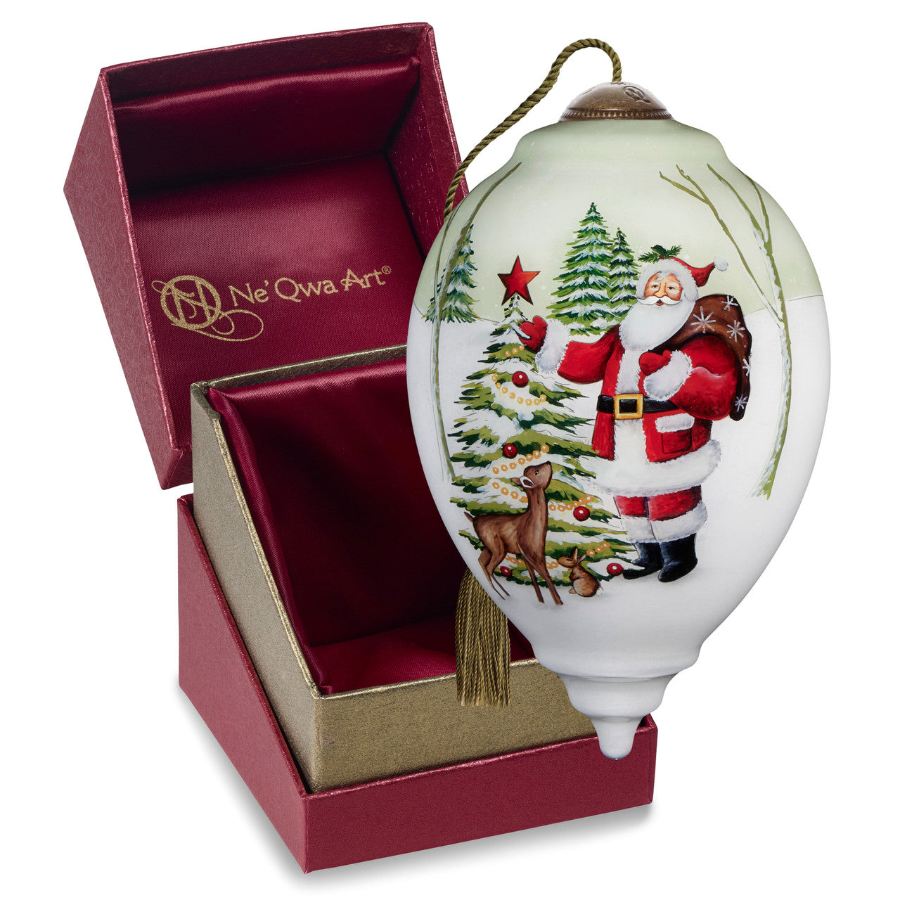 Bringing Good Cheer To All Ornament - Image