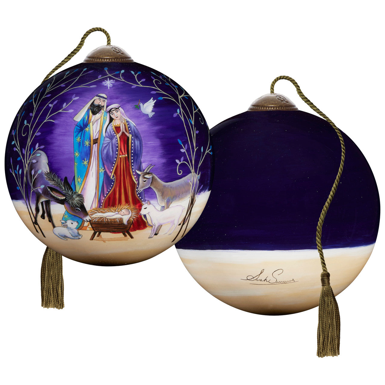 Behold The Newborn King Ornament - Image