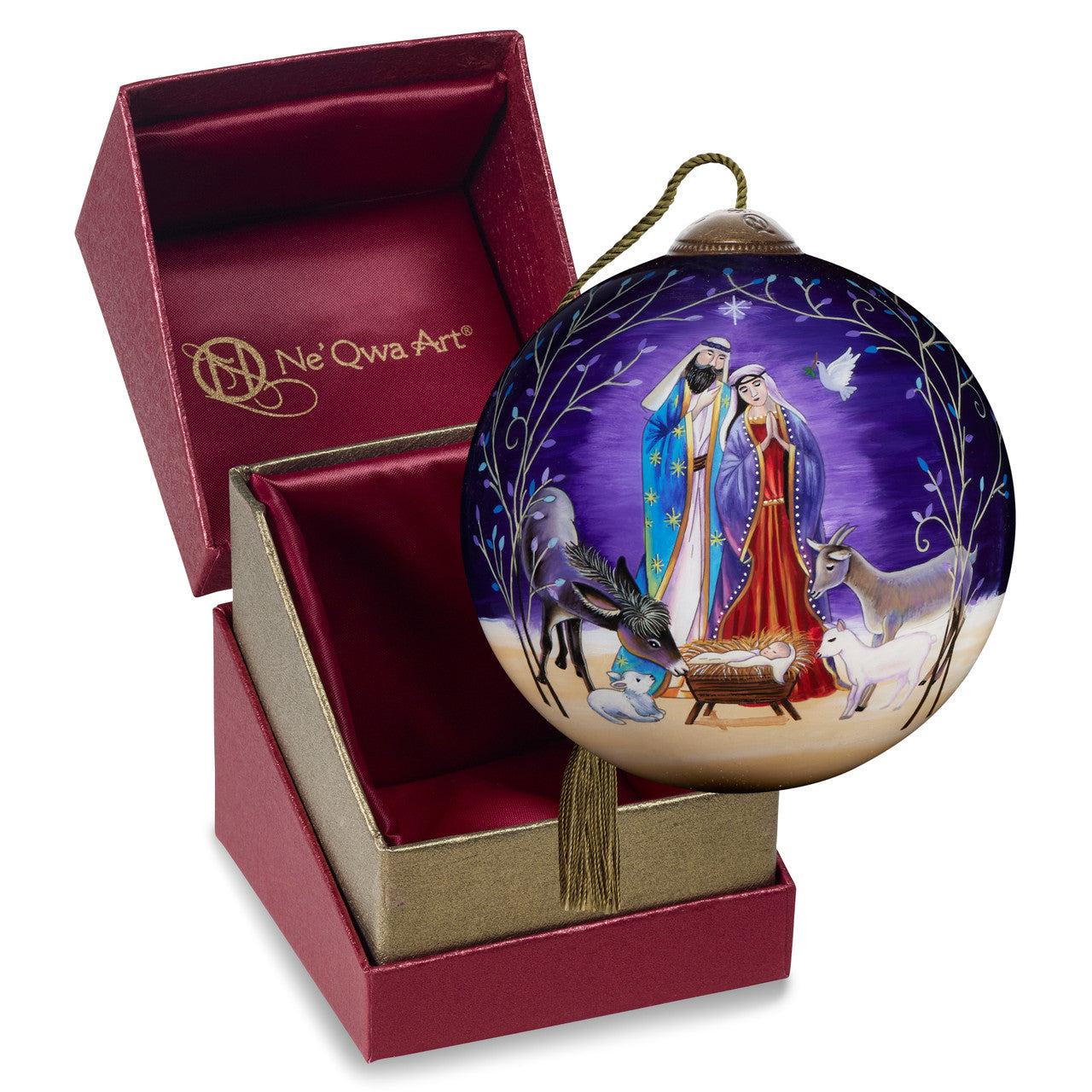 Behold The Newborn King Ornament - Image