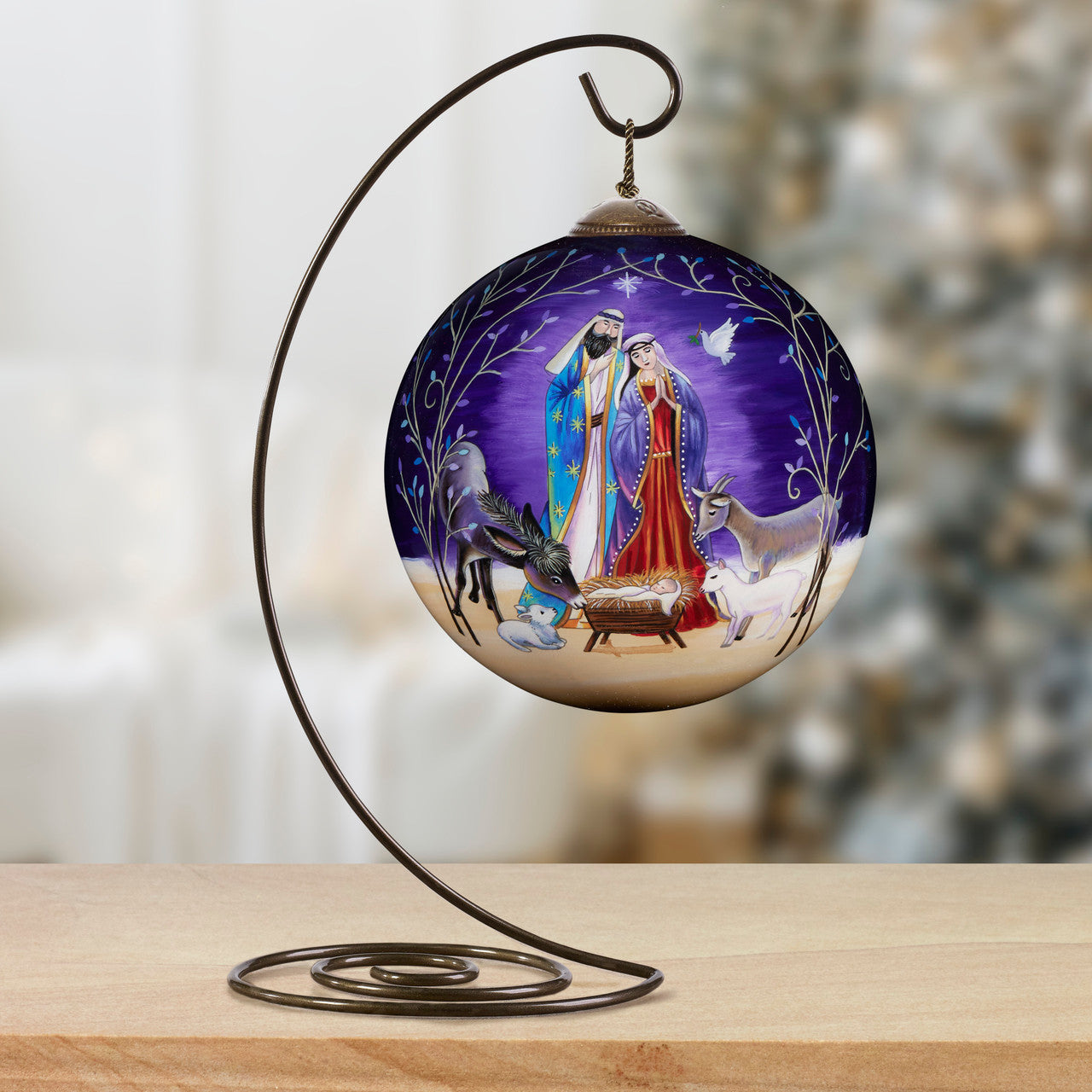 Behold The Newborn King Ornament - Image