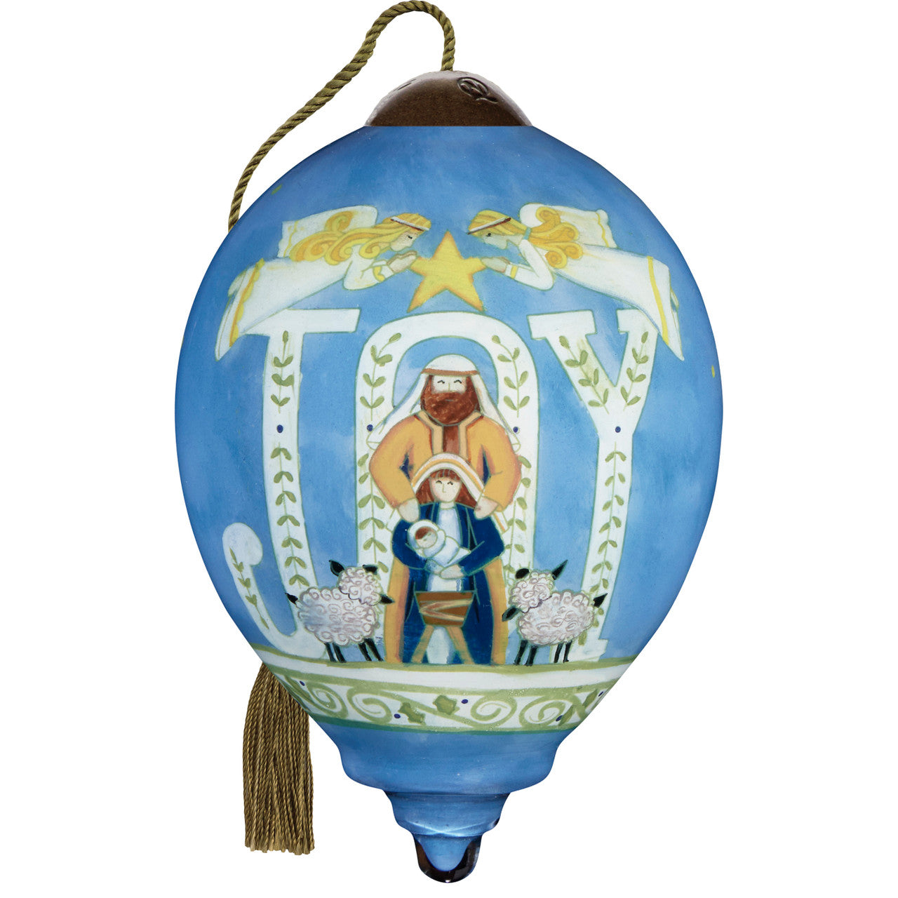 Joy To The World Nativity Ornament - Image