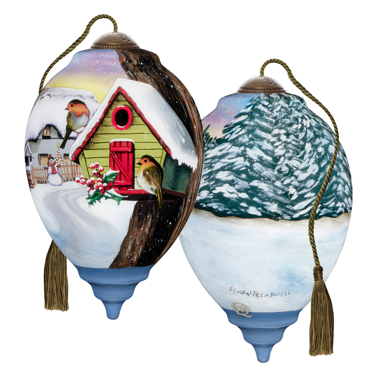 Home For The Holidays Christmas Birds Ornament - Image