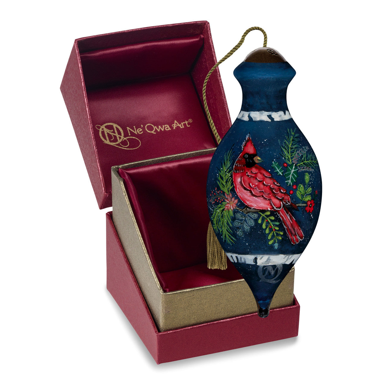 Birch Cardinal Ornament - Image