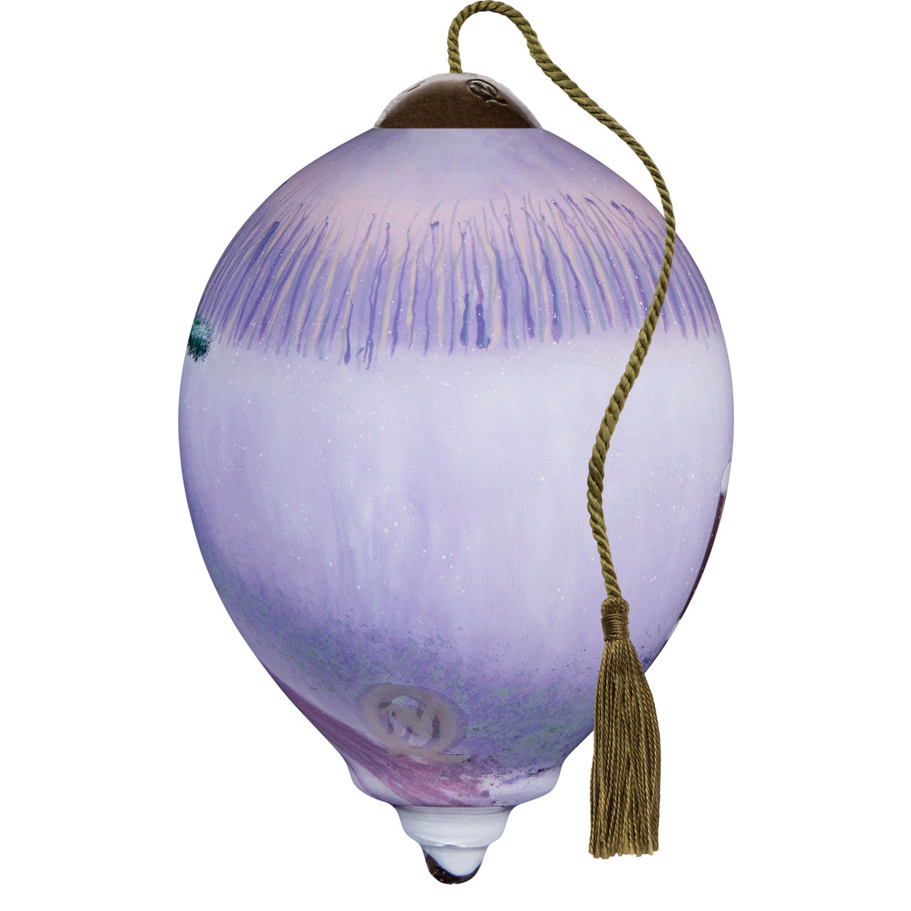 Friendship Glows In Winter Snows Ornament - Image