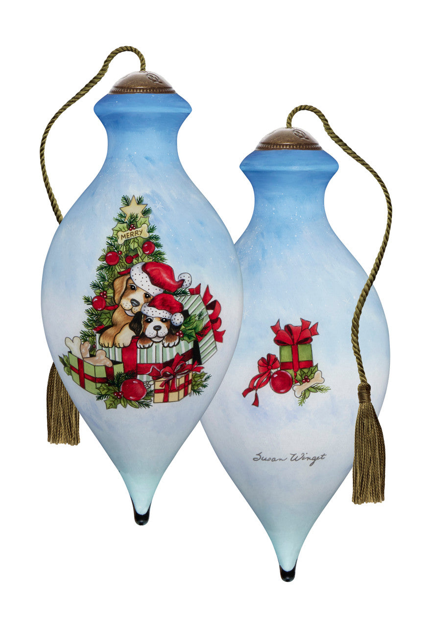 Christmas Dogs Ornament - Image