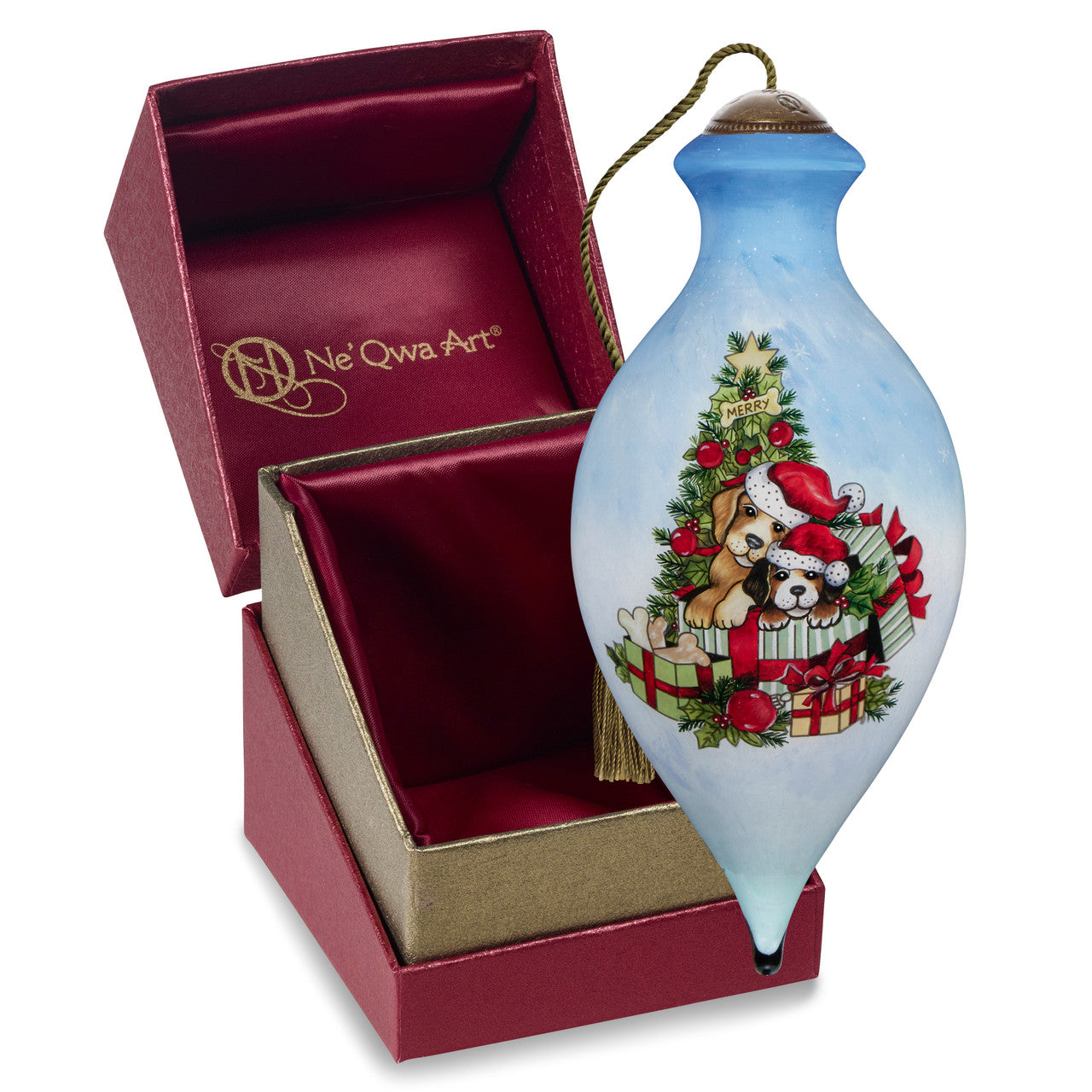 Christmas Dogs Ornament - Image