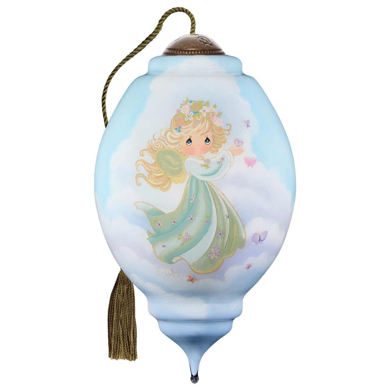 Peace On Earth Precious Moments Angel Ornament - Image