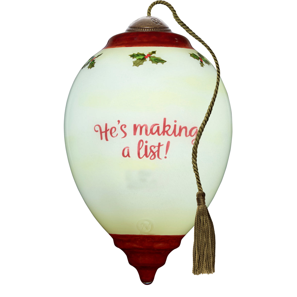 He's Making A List Ornament