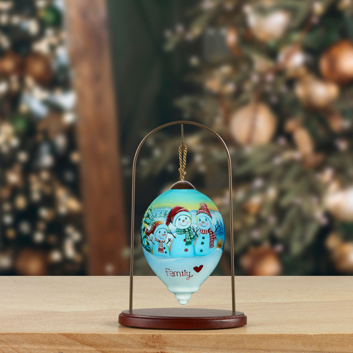 Family Is The Heart Of Christmas Ornament
