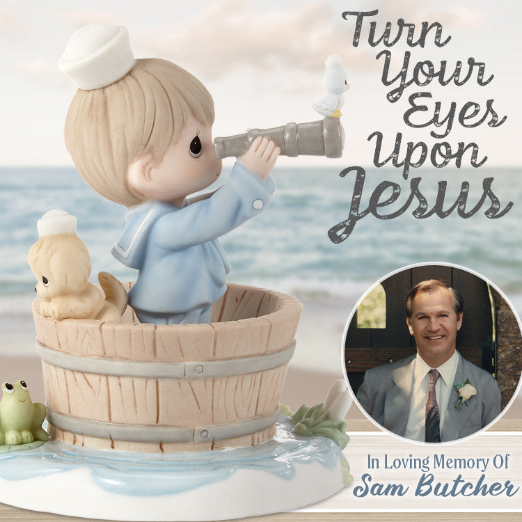 Turn Your Eyes Upon Jesus Figurine - Image