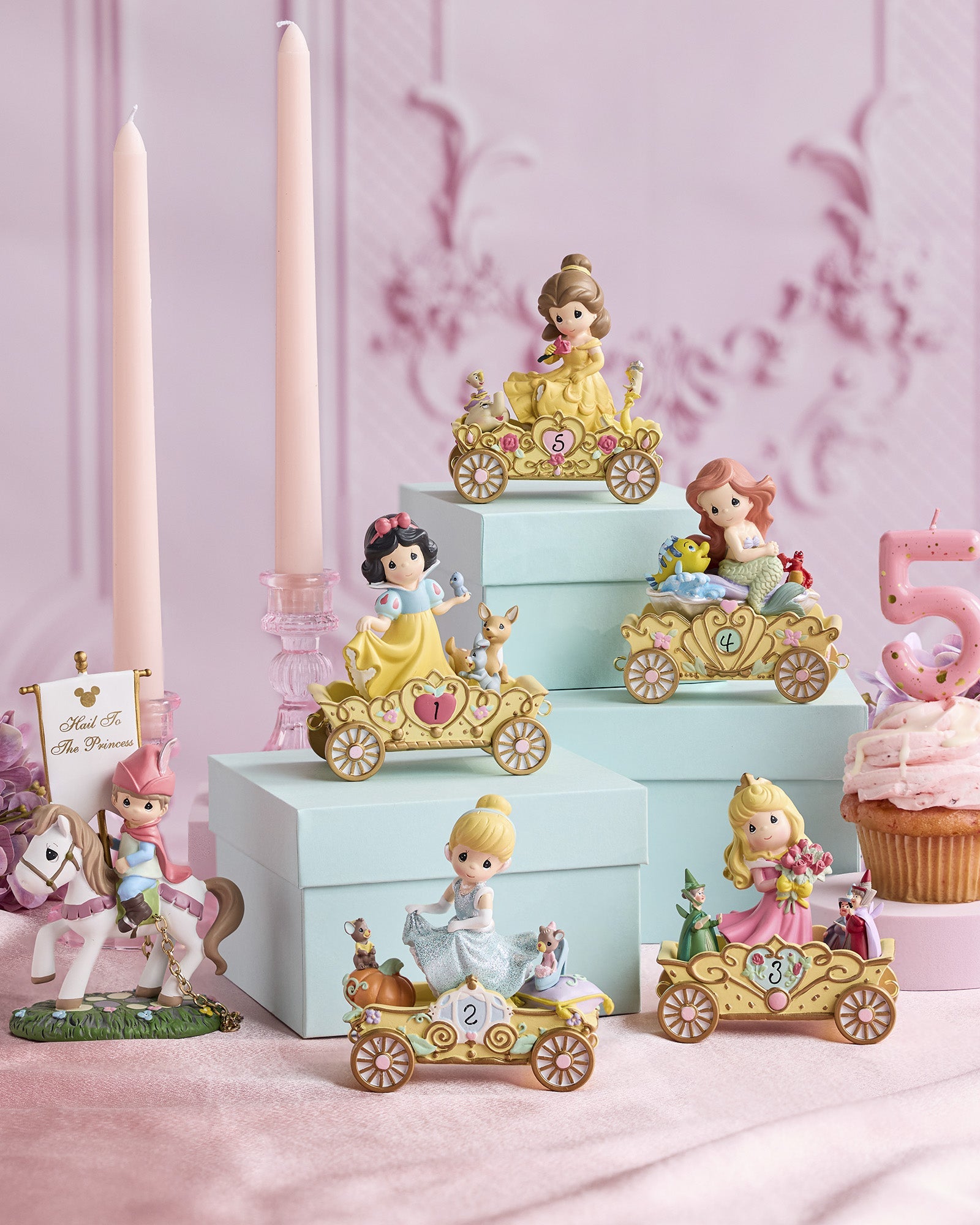 Disney Birthday Parade Figurines & Princess Train | Precious Moments