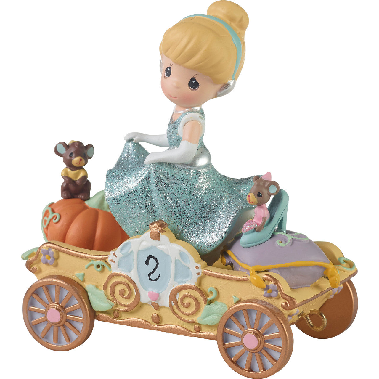 Precious Moments シンデレラ バースデーパレード フィギュア Disney Showcase Collection , Birthday Gifts, “Bibbidi, Bobbidi
