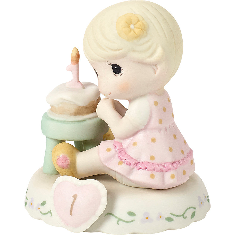 Growing In Grace, Age 1, Blonde Girl Figurine - Image