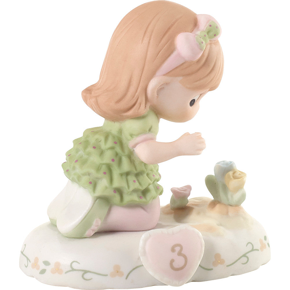 Growing In Grace, Age 3 Redhead Girl Figurine - Image