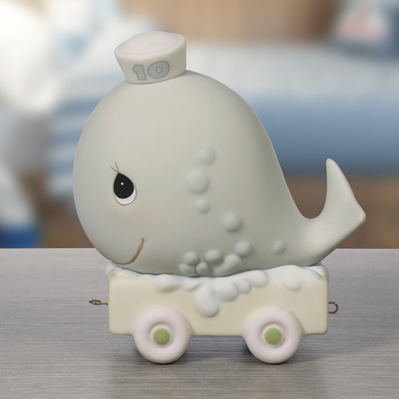 Birthday Train, Age 10, May Your Birthday Be Mammoth Figurine - Image