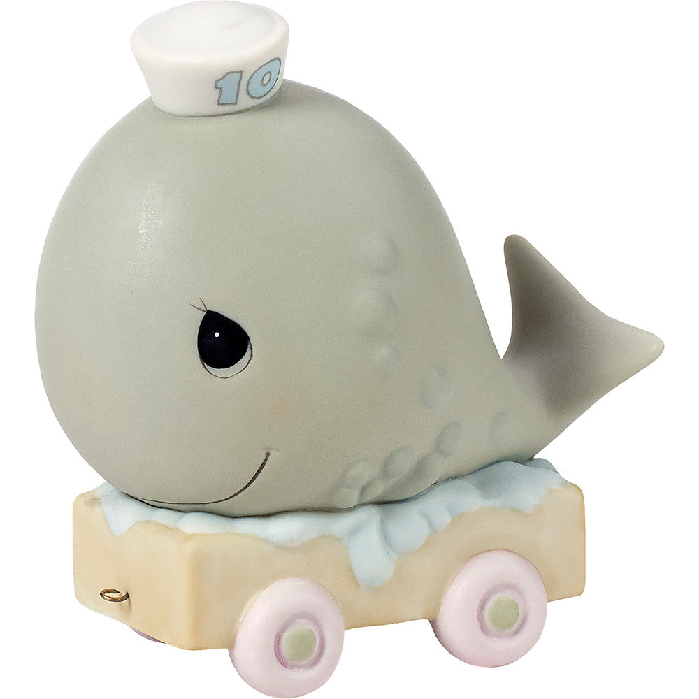 Birthday Train, Age 10, May Your Birthday Be Mammoth Figurine - Image