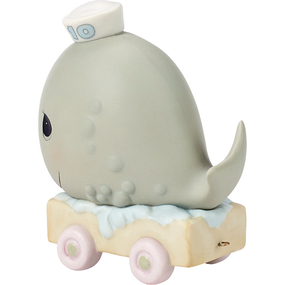 Birthday Train, Age 10, May Your Birthday Be Mammoth Figurine - Image