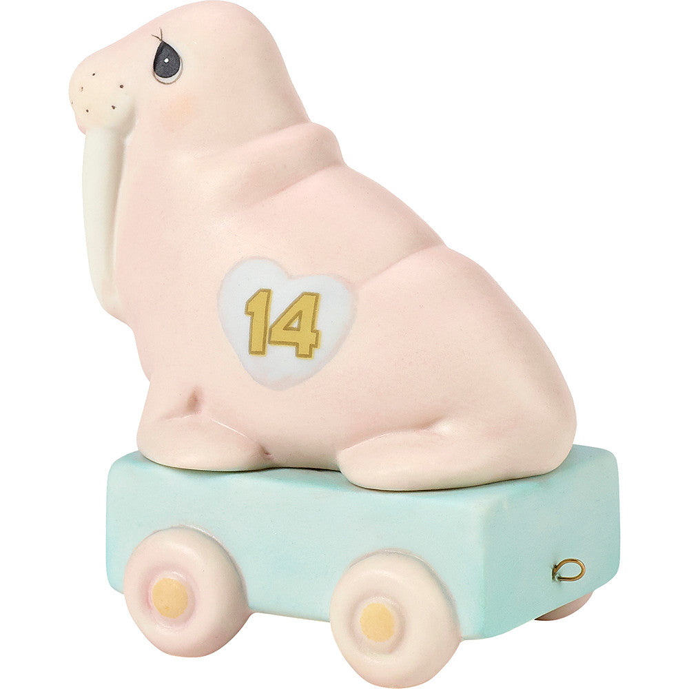 Birthday Train, Age 14, It’s Your Birthday Live It Up Large Figurine - Image