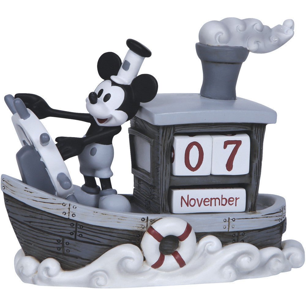 Disney Steamboat Willie Mickey Mouse Perpetual Calendar - Image