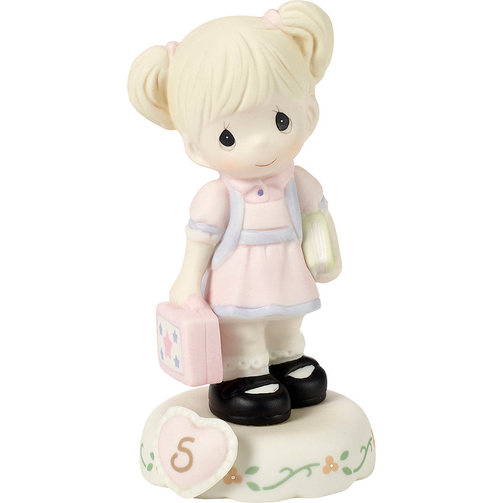 Growing In Grace, Age 5, Blonde Girl Figurine - Image