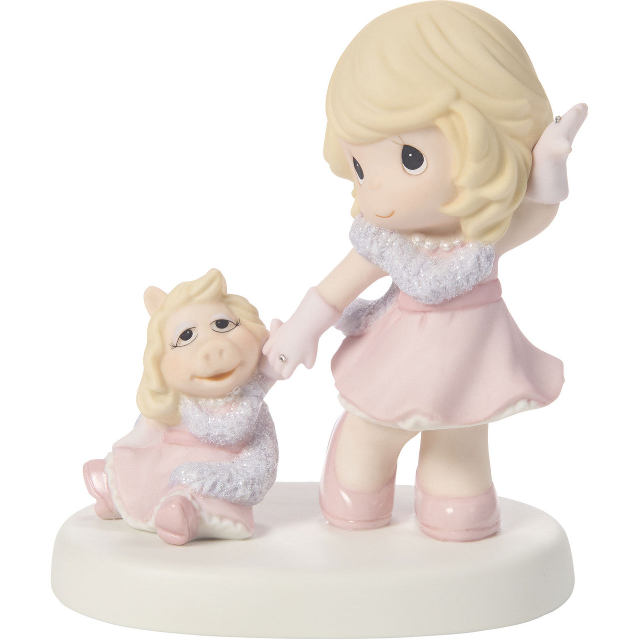 The Muppets Kermit & Miss Piggy Figurines | Precious Moments