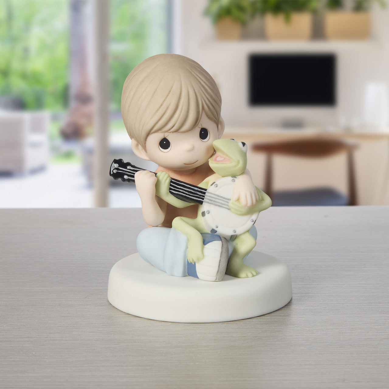 Music Is What Friendship Sounds Like Disney The Muppets Kermit The Frog Figurine - Image