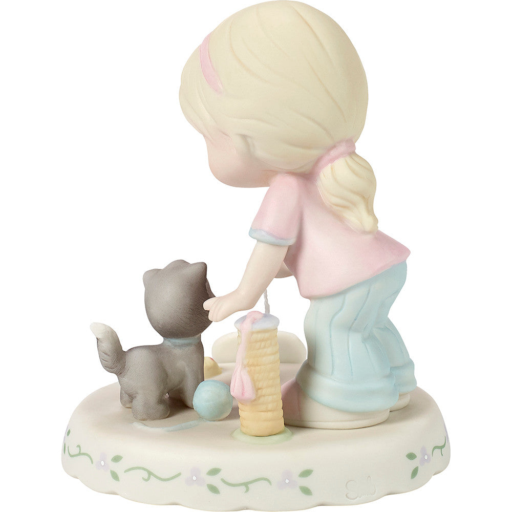Growing In Grace, Age 7, Blonde Girl Figurine - Image