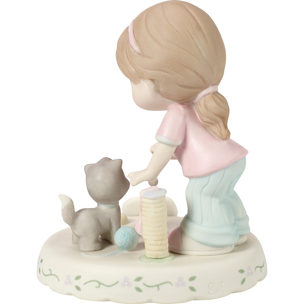 Growing In Grace, Age 7, Brunette Girl Figurine - Image