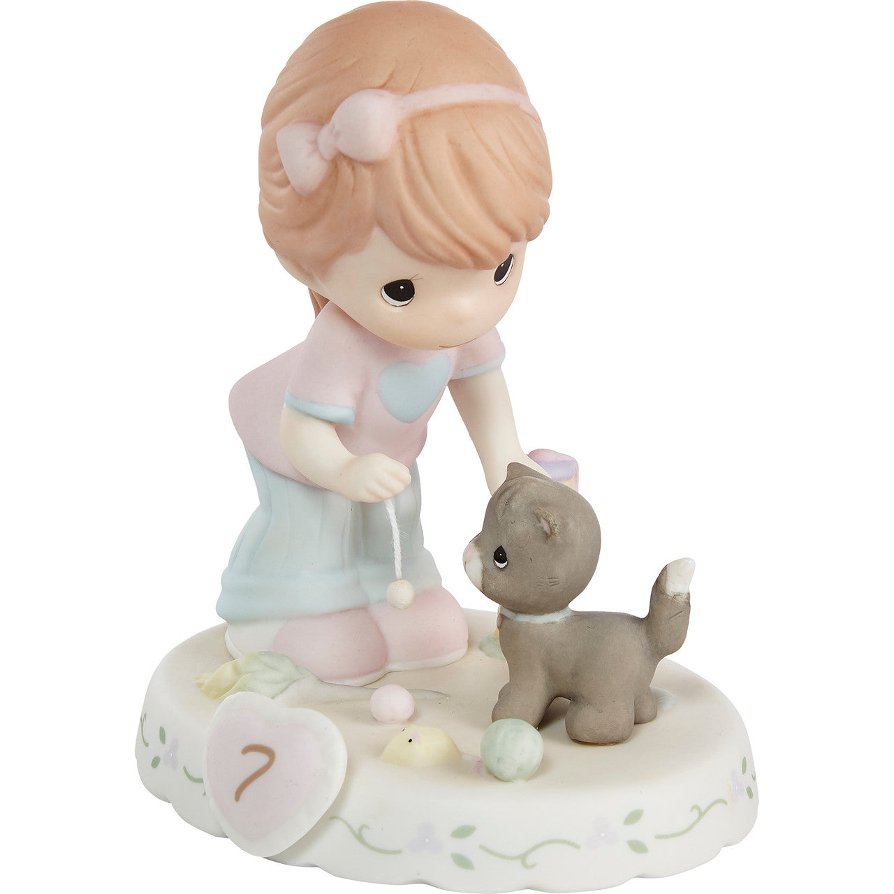 Growing In Grace, Age 7, Redhead Girl Figurine - Image