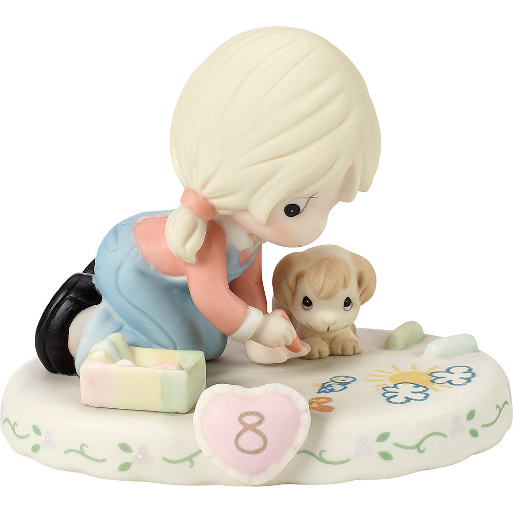 Growing In Grace, Age 8, Blonde Girl Figurine - Image