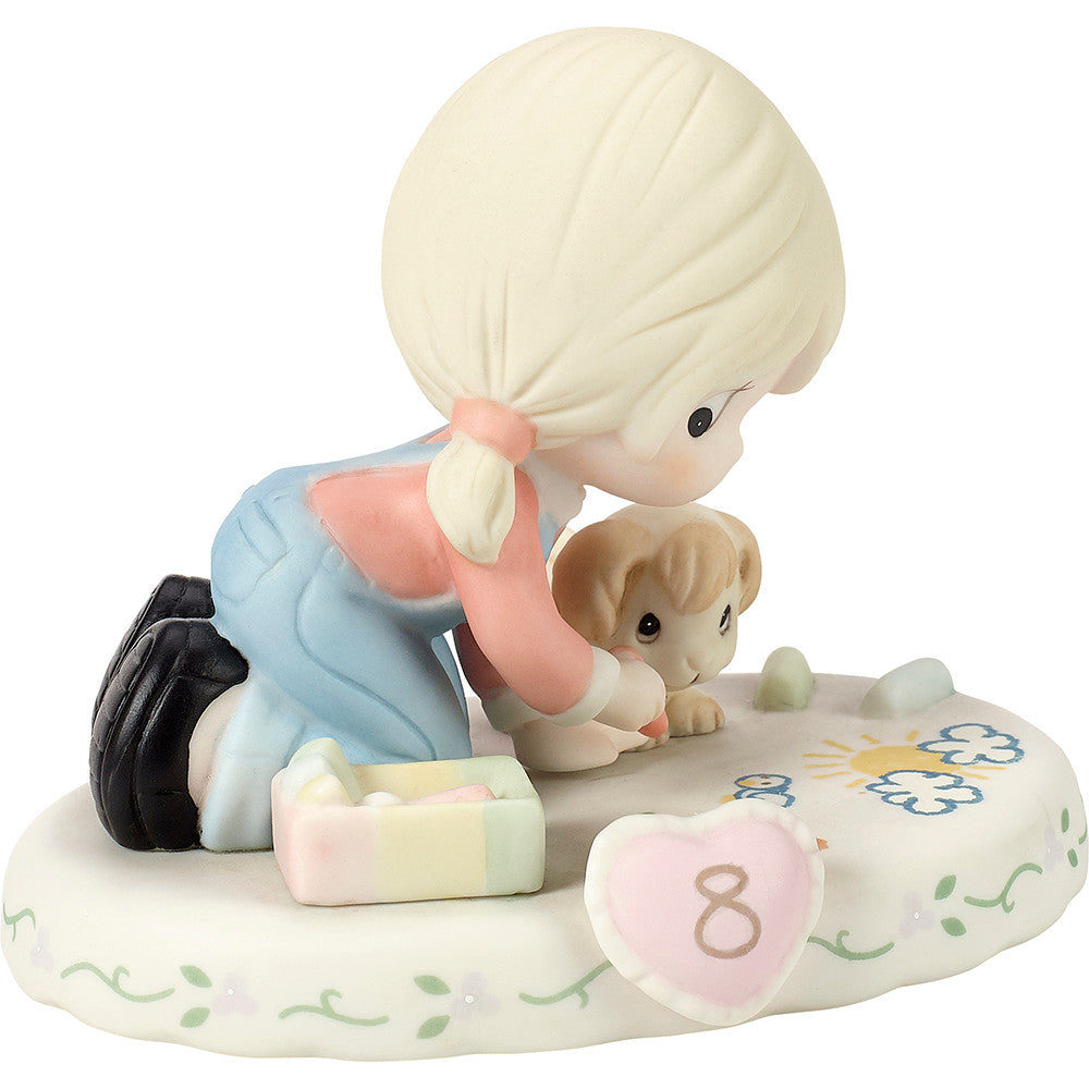 Growing In Grace, Age 8, Blonde Girl Figurine - Image