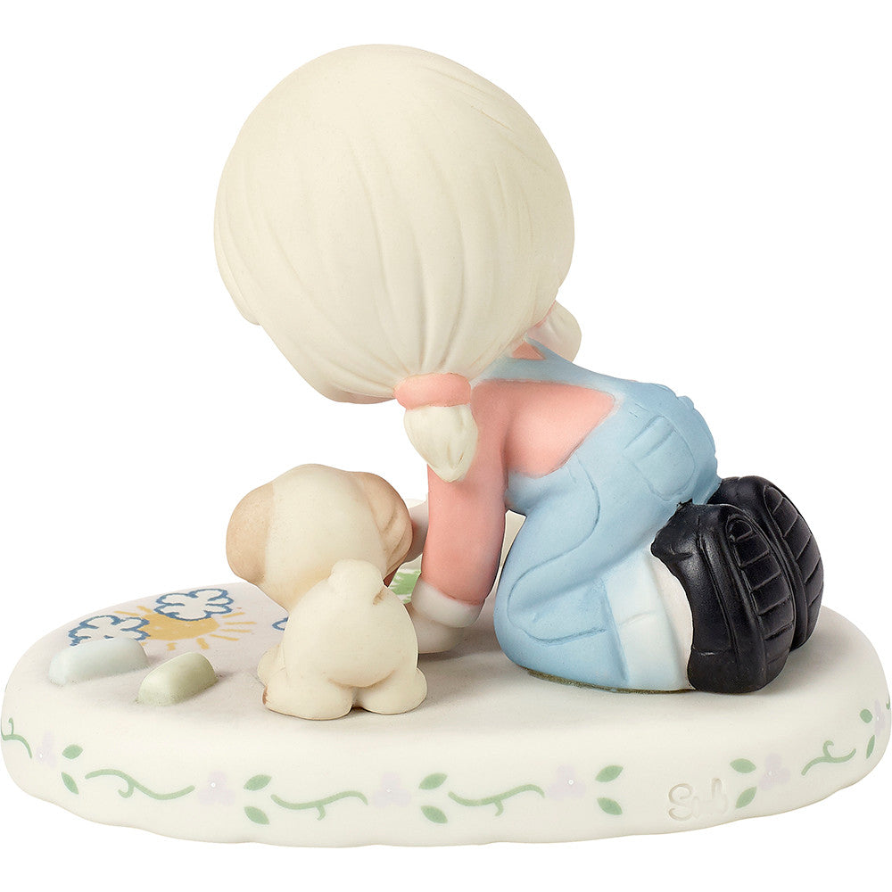 Growing In Grace, Age 8, Blonde Girl Figurine - Image
