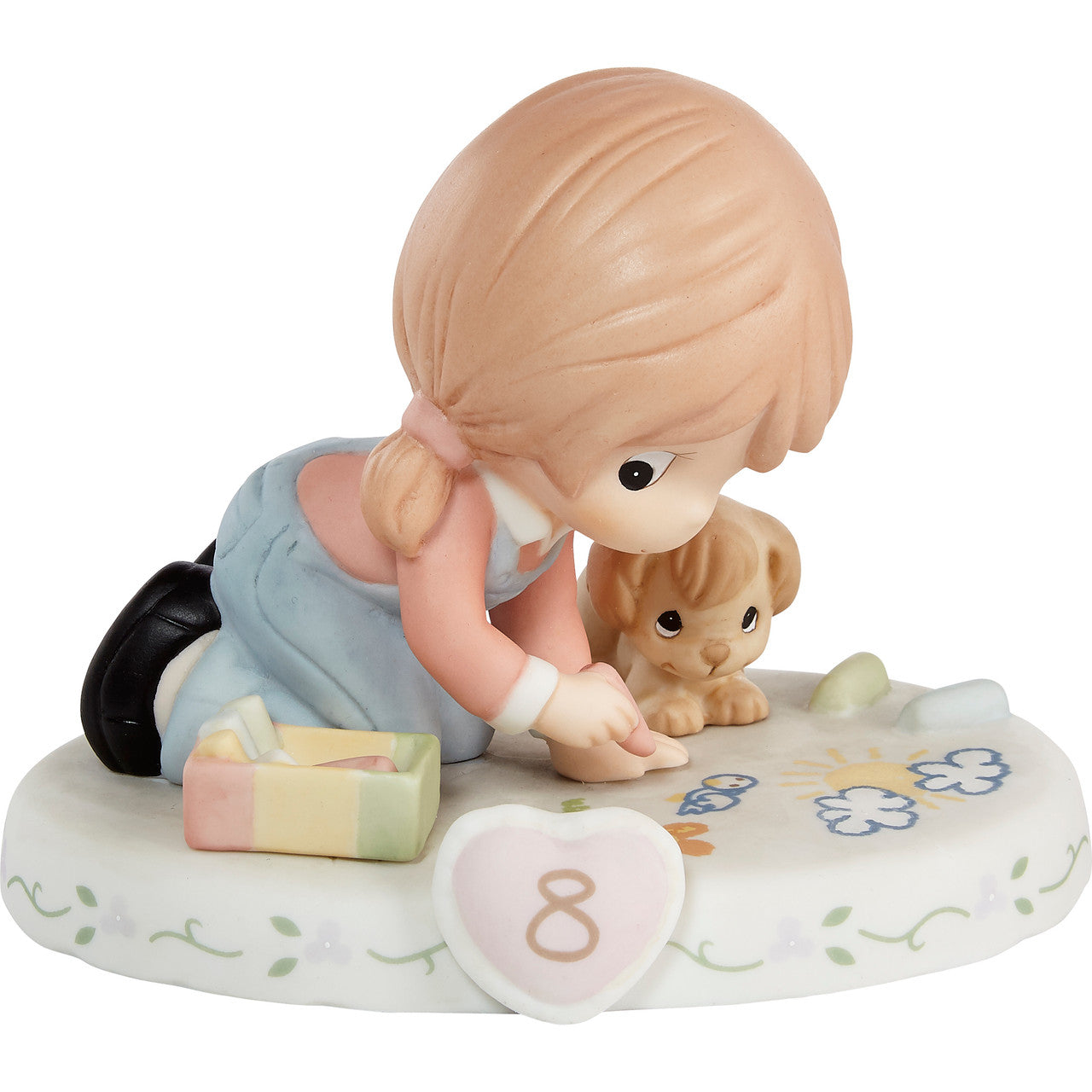 Growing In Grace, Age 8, Redhead Girl Figurine - Image