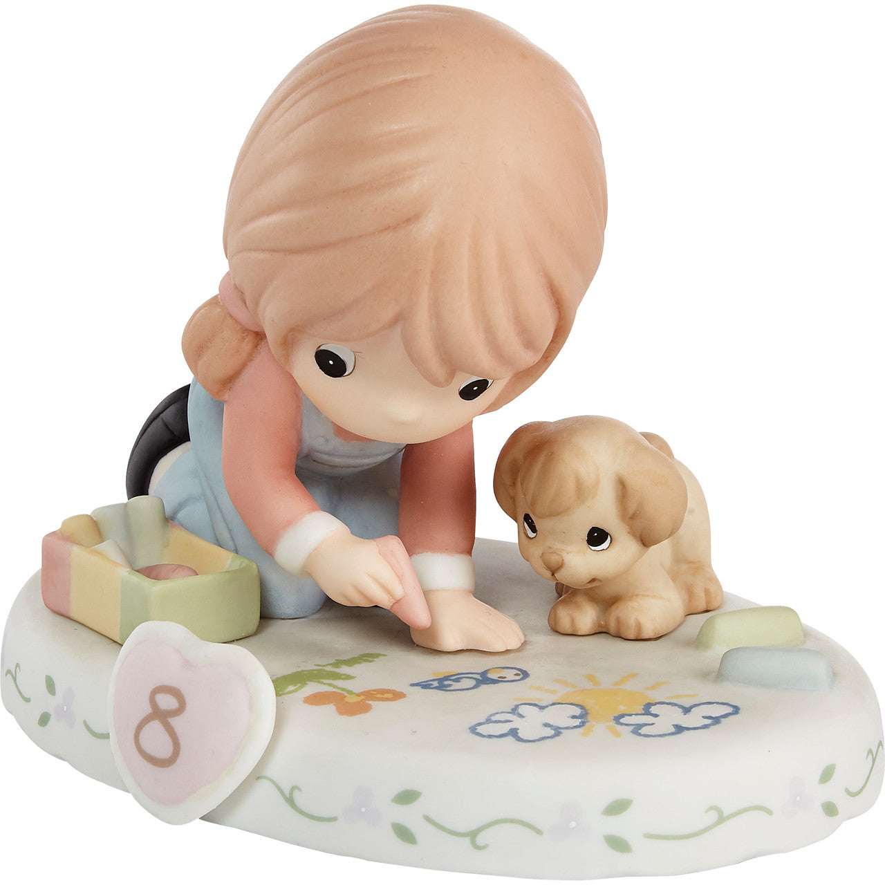 Growing In Grace, Age 8, Redhead Girl Figurine - Image